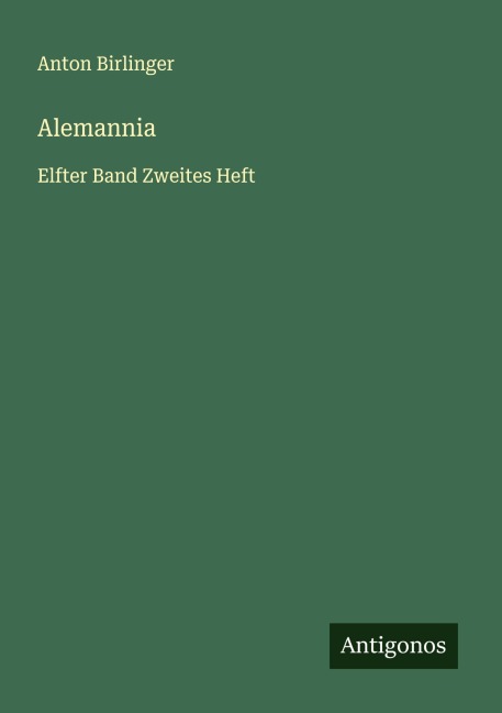 Alemannia - Anton Birlinger