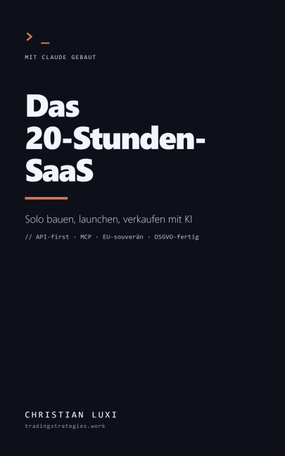Von der Idee zum Launch in 20 Stunden - Christian Luxi