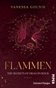 Cover-Bild zum Titel 'Flammen - The Secrets of Dracon Rock' von 'Vanessa Golnik'