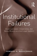 Cover-Bild zum Titel 'Institutional Failures' von ''