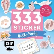 Cover-Bild zum Titel '333 Sticker - Hallo Baby: Etiketten und Aufkleber mit beschreibbarer Oberfläche' von ''