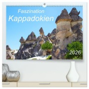 Cover-Bild zum Titel 'Faszination Kappadokien (hochwertiger Premium Wandkalender 2026 DIN A2 quer), Kunstdruck in Hochglanz' von 'R. Gue. R. Gue.'