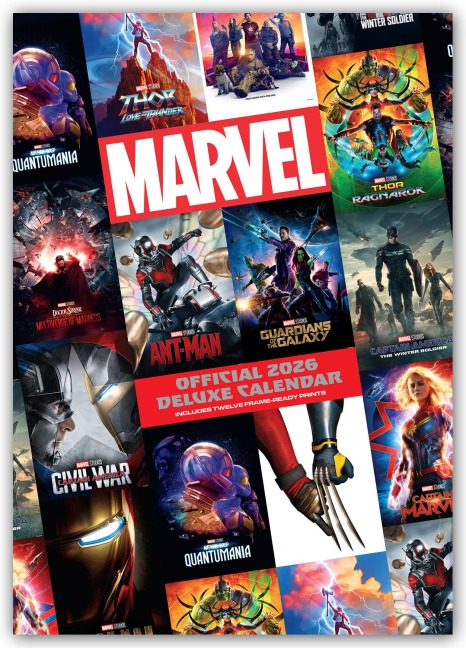 Marvel Studios 2026 - Deluxe A3-Posterkalender - 