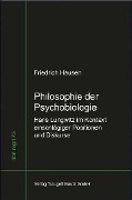 Cover-Bild zum Titel 'Philosophie der Psychobiologie' von 'Friedrich Hausen'