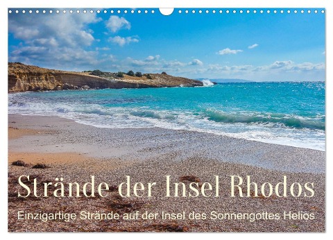 Strände der Insel Rhodos (Wandkalender 2025 DIN A3 quer), CALVENDO Monatskalender - Stefan O. Schüller und Elke Schüller