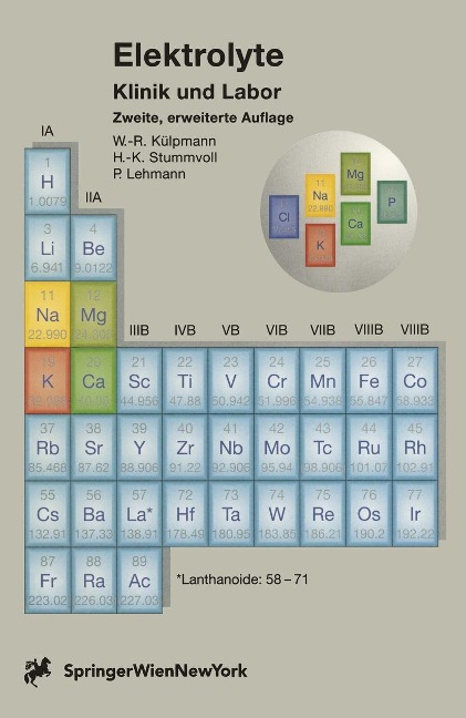 Elektrolyte - Wolf R. Külpmann, Hans-Krister Stummvoll, Paul Lehmann