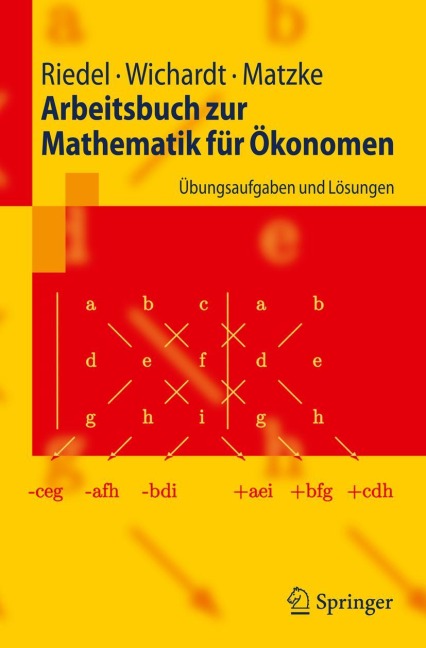 Arbeitsbuch zur Mathematik für Ökonomen - Frank Riedel, Christina Matzke, Philipp C. Wichardt