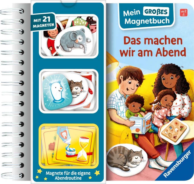 Mein großes Magnetbuch - Das machen wir am Abend - Aurelia Streck