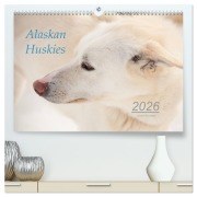 Cover-Bild zum Titel 'Alaskan Huskies (hochwertiger Premium Wandkalender 2026 DIN A2 quer), Kunstdruck in Hochglanz' von 'Urbach Urbach'