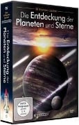 Cover-Bild zum Titel 'Die Entdeckung der Planeten und Sterne' von 'John Glenn Neil Armstrong'