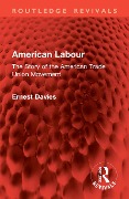 Cover-Bild zum Titel 'American Labour' von 'Ernest Davies'