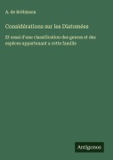 Cover-Bild zum Titel 'Considérations sur les Diatomées' von 'A. de Brébisson'