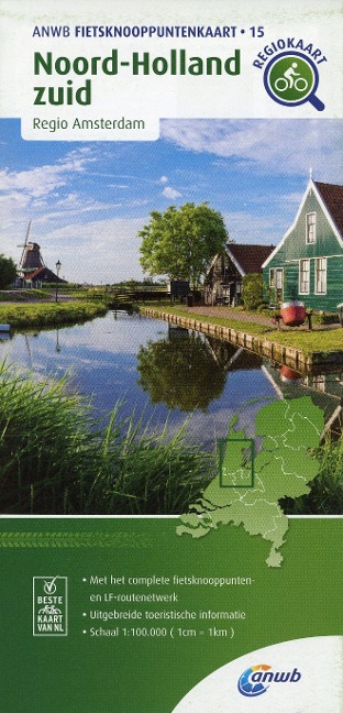 Noord-Holland zuid (Regio Amsterdam) 1:100 000 - 