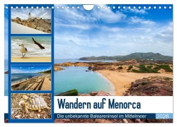 Cover-Bild zum Titel 'Wandern auf Menorca (Wandkalender 2026 DIN A4 quer), CALVENDO Monatskalender' von 'Sabine Reuke'