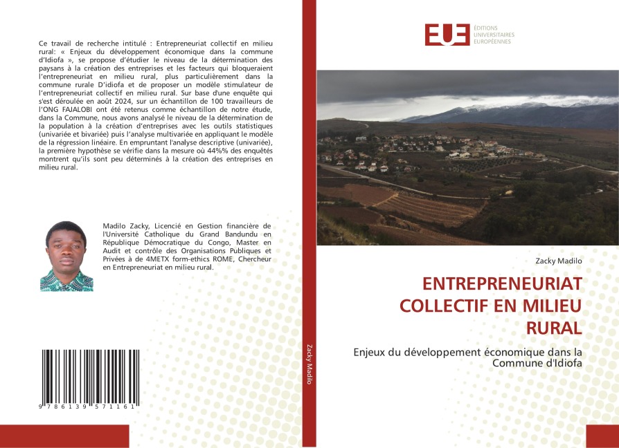 ENTREPRENEURIAT COLLECTIF EN MILIEU RURAL - Zacky Madilo