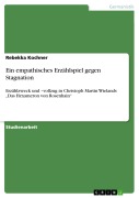 Cover-Bild zum Titel 'Ein empathisches Erzählspiel gegen Stagnation' von 'Rebekka Kochner'