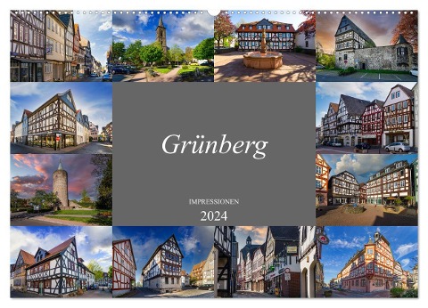 Grünberg Impressionen (Wandkalender 2024 DIN A2 quer), CALVENDO Monatskalender - Dirk Meutzner