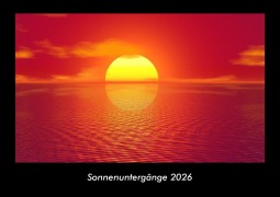 Cover-Bild zum Titel 'Sonnenuntergänge 2026 Fotokalender DIN A3' von 'Tobias Becker'