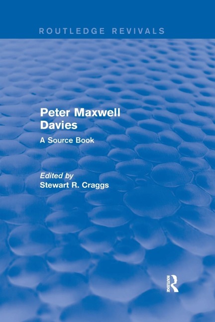Peter Maxwell Davies - Stewart R. Craggs