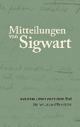 Cover-Bild zum Titel 'Mitteilungen von Sigwart' von ''