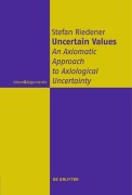Cover-Bild zum Titel 'Uncertain Values' von 'Stefan Riedener'
