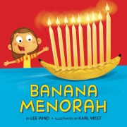 Cover-Bild zum Titel 'Banana Menorah' von 'Lee Wind'
