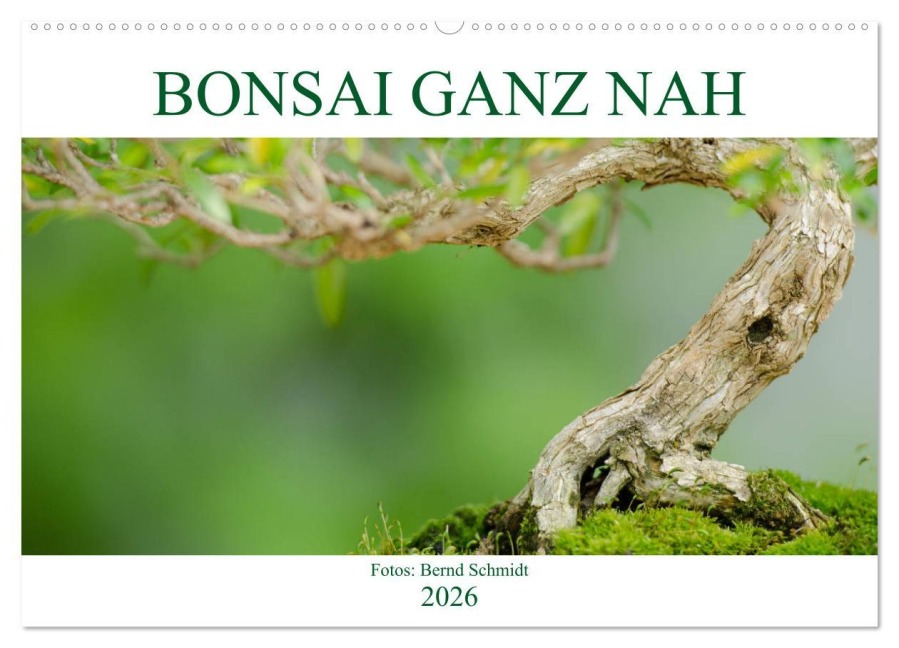 Bonsai ganz nah (Wandkalender 2026 DIN A2 quer), CALVENDO Monatskalender - Bernd Schmidt