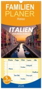 Cover-Bild zum Titel 'Familienplaner 2026 - Italien - einzigartige Motive mit 5 Spalten (Wandkalender, 21 x 45 cm) CALVENDO' von 'Benjamin Lederer'