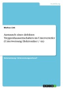 Cover-Bild zum Titel 'Austausch eines defekten Treppenhauszeitschalters im Unterverteiler (Unterweisung Elektroniker / -in)' von 'Markus Link'