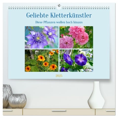 Geliebte Kletterkünstler (hochwertiger Premium Wandkalender 2025 DIN A2 quer), Kunstdruck in Hochglanz - Christine B-B Müller