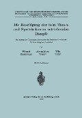 Cover-Bild zum Titel 'Die Beseitigung der beim Tauch- und Spritzlackieren entstehenden Dämpfe' von 'Johannes Wenzel, Konrad Alvensleben, Hubert Witt'