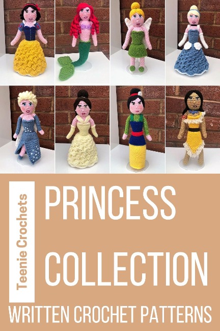 Princess Collection - Written Crochet Patterns - Teenie Crochets
