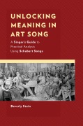 Cover-Bild zum Titel 'Unlocking Meaning in Art Song' von 'Beverly Stein'
