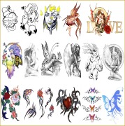 Cover-Bild zum Titel 'Tattoo Designs für Frauen. 3 eBooks Tattoo Design Vorlagen für Frauen.' von 'Otmar Trierweiler'