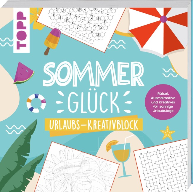 Sommerglück - Urlaubs-Kreativblock - Frechverlag