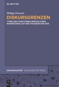 Cover-Bild zum Titel 'Diskursgrenzen' von 'Philipp Dreesen'