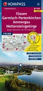 Cover-Bild zum Titel 'KOMPASS Fahrradkarte 3350 Füssen, Garmisch-Partenkirchen, Ammergau, Wettersteingebirge 1:70.000' von ''