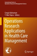 Cover-Bild zum Titel 'Operations Research Applications in Health Care Management' von ''