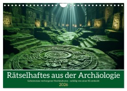 Cover-Bild zum Titel 'Rätselhaftes aus der Archäologie (Wandkalender 2026 DIN A4 quer), CALVENDO Monatskalender' von 'Kerstin Waurick'
