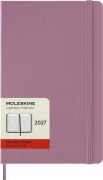 Cover-Bild zum Titel 'Moleskine 12 Monate Tageskalender 2027, Large/A5, 1 Tag = 1 Seite, fester Einband, Majestätisches Pink' von ''