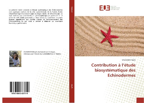 Contribution à l¿étude biosystématique des Echinodermes - Chammem Hayfa