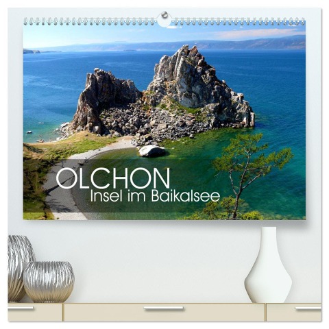 Olchon - Insel im Baikalsee (hochwertiger Premium Wandkalender 2025 DIN A2 quer), Kunstdruck in Hochglanz - Lucy M. Laube