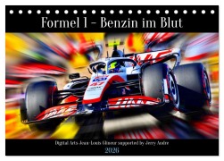 Cover-Bild zum Titel 'Formel 1 - Benzin im Blut (Tischkalender 2026 DIN A5 quer), CALVENDO Monatskalender' von 'Jean-Louis Glineur'