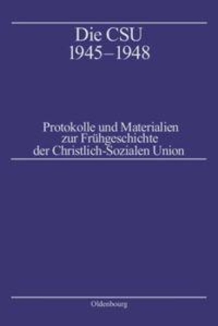 Die CSU 1945-1948 - 
