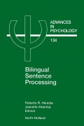 Cover-Bild zum Titel 'Bilingual Sentence Processing' von ''