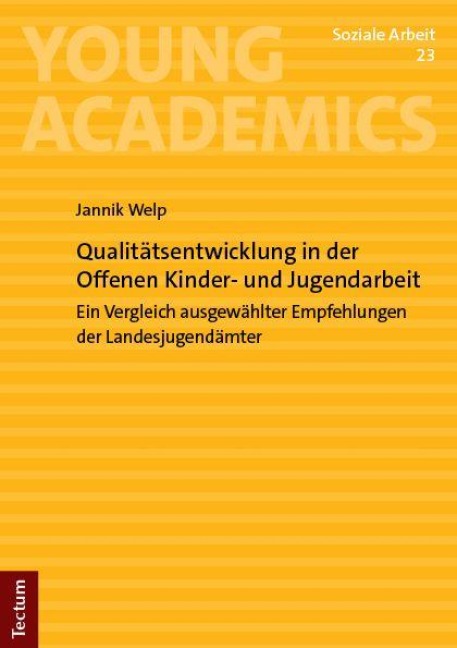 Qualitätsentwicklung in der Offenen Kinder- und Jugendarbeit - Jannik Welp