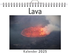 Cover-Bild zum Titel 'Vulkankrater - (Wandkalender 2025, Kalender DIN A4 quer, Monatskalender im Querformat mit Kalendarium, das perfekte Geschenk)' von 'Leon Vogel'