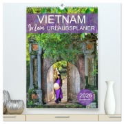 Cover-Bild zum Titel 'VIETNAM - Mein Urlaubsplaner (hochwertiger Premium Wandkalender 2026 DIN A2 hoch), Kunstdruck in Hochglanz' von 'BuddhaART BuddhaART'