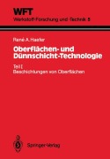 Cover-Bild zum Titel 'Oberflächen- und Dünnschicht-Technologie' von 'Rene A. Haefer'