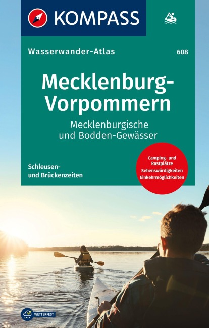 KOMPASS Wasserwanderatlas Mecklenburg-Vorpommern, Mecklenburgische und Bodden-Gewässer - 